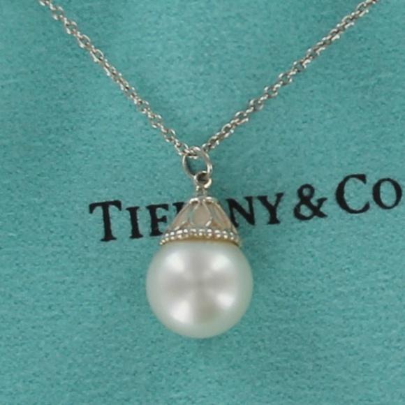 Tiffany Pearl Drop Necklace Online, 51 